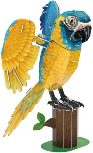 CubicFun 3D-s puzzle 94 db-os - National Geographic - Kéktorkú ara papagáj
