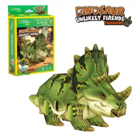   CubicFun 3D-s puzzle 61 db-os - NatGeo Kids – Mini Triceratops