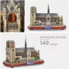 CubicFun: Notre-Dame 3D-s puzzle LED világítással 149 db-os