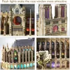 CubicFun: Notre-Dame 3D-s puzzle LED világítással 149 db-os