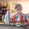 CubicFun: San Francisco 3D-s puzzle LED világítással 90 db-os
