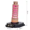 CubicFun: Pisai Ferde Torony 3D-s puzzle LED világítással 42 db-os