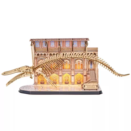 CubicFun: Natural Museum 3D-s puzzle LED világítással - Kék bálna