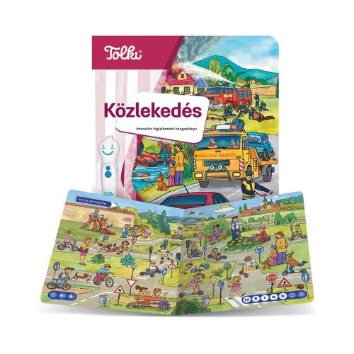 Tolki: Közlekedés - Interaktív foglalkoztató hangoskönyv - Kiegészítő toll nélkül