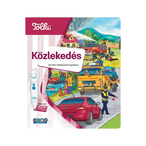 Tolki: Közlekedés - Interaktív foglalkoztató hangoskönyv - Kiegészítő toll nélkül