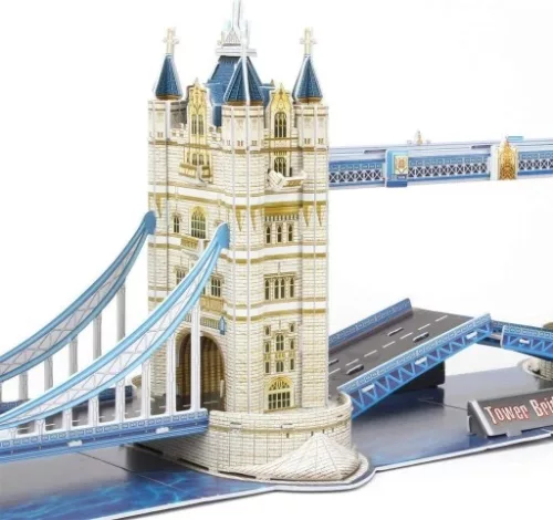 CubicFun: Tower Bridge 3D puzzle 120 db-os, National Geographic fotóalbummal