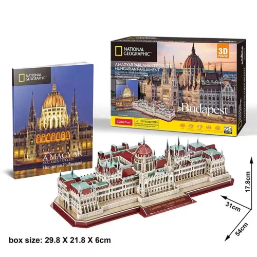 CubicFun 3D puzzle: National Geographic - Magyar Parlament épülete