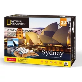   CubicFun 3D-s puzzle 86 db-os - National Geographic City Travel - Sydney operaház