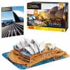 CubicFun 3D-s puzzle 86 db-os - National Geographic City Travel - Sydney operaház