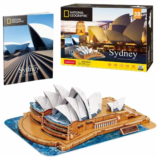 CubicFun 3D-s puzzle 86 db-os - National Geographic City Travel - Sydney operaház