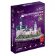 CubicFun: Neuschwanstein-i kastély 3D-s puzzle LED világítással 128 db-os