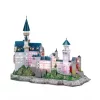 CubicFun: Neuschwanstein-i kastély 3D-s puzzle LED világítással 128 db-os