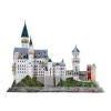 CubicFun: Neuschwanstein-i kastély 3D-s puzzle LED világítással 128 db-os