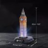 CubicFun: Big Ben 3D puzzle LED világítással 32 db-os – éjszakai kiadás