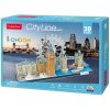 CubicFun: London - City Line 3D puzzle 107 db-os