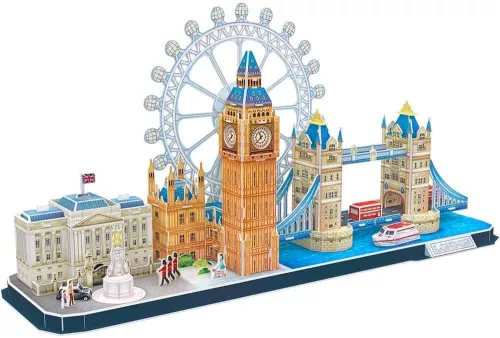 CubicFun: London - City Line 3D puzzle 107 db-os
