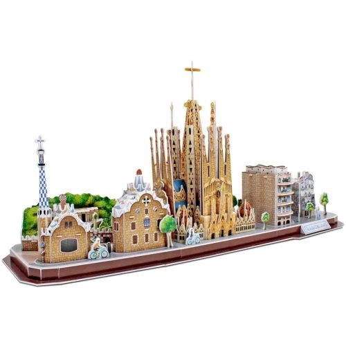 CubicFun: Barcelona - City Line 3D puzzle 186 db-os