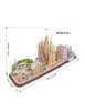 CubicFun: Barcelona - City Line 3D puzzle 186 db-os