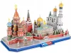 CubicFun: Moszkva - City Line 3D puzzle 204 db-os