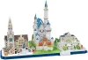 CubicFun: Bajorország - City Line 3D puzzle 178 db-os
