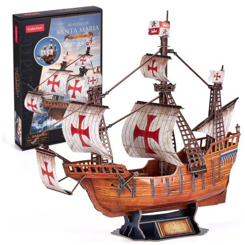 CubicFun: Santa Maria hajó 3D-s puzzle 204 db-os