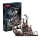 CubicFun: Tortuga, a kalózok kikötője- 3D puzzle 218 db-os