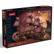 CubicFun: Queen Anne bosszúja kalózhajó 3D puzzle 391 db-os, bíbor változat