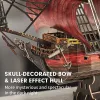 CubicFun: Queen Anne bosszúja kalózhajó 3D puzzle 391 db-os, bíbor változat