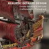 CubicFun: Queen Anne bosszúja kalózhajó 3D puzzle 391 db-os, bíbor változat