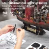 CubicFun: Queen Anne bosszúja kalózhajó 3D puzzle 391 db-os, bíbor változat