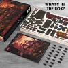CubicFun: Queen Anne bosszúja kalózhajó 3D puzzle 391 db-os, bíbor változat
