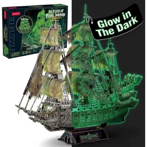 CubicFun: A Bolygó Hollandi (fluoreszkáló) - 3D puzzle 360 db-os