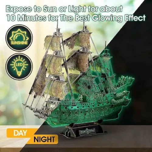 CubicFun: A Bolygó Hollandi (fluoreszkáló) - 3D puzzle 360 db-os