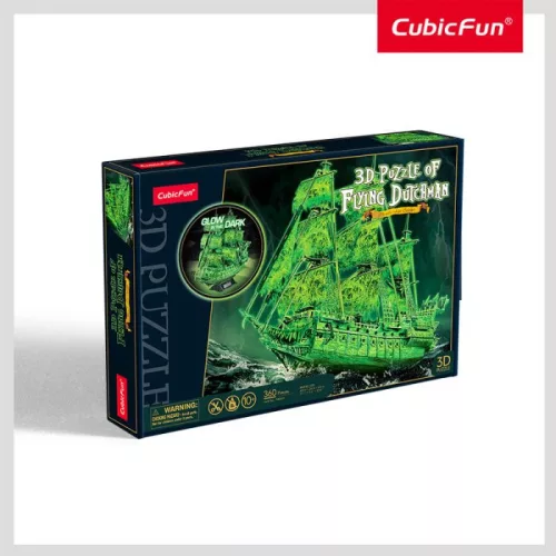 CubicFun: A Bolygó Hollandi (fluoreszkáló) - 3D puzzle 360 db-os