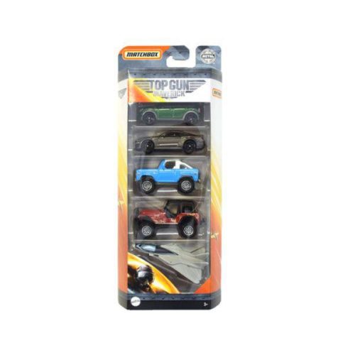Matchbox kisautó 5 db-os szett - Top gun - kétféle