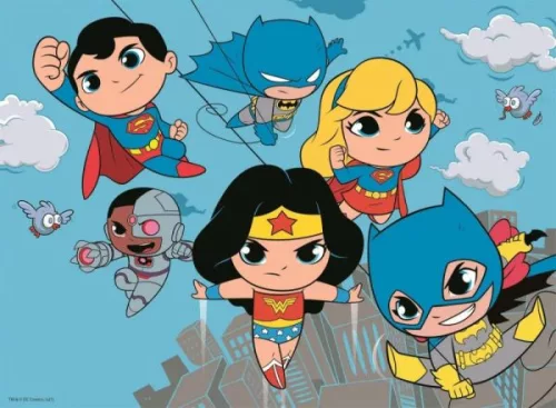 DC Comics - 15 db-os Water Magic puzzle - Clementoni