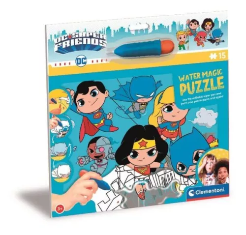 DC Comics - 15 db-os Water Magic puzzle - Clementoni