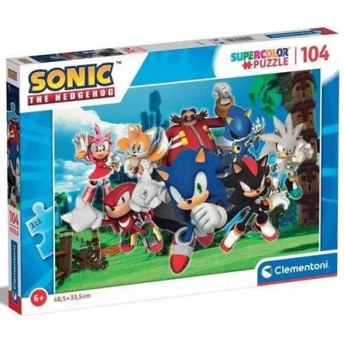 Clementoni Sonic, a sündisznó 104 db-os puzzle