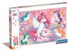 Clementoni - Unikornisok Maxi puzzle 24 db-os