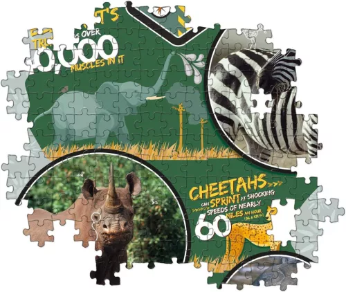 National Geo Kids Vadvilági Expedíció - 180 db-os puzzle - Clementoni