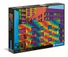 Négyzetek 500 db-os puzzle - Clemetoni ColorBoom