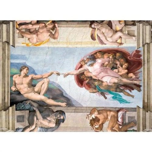 Michelangelo - Ádám teremtése 1000 db-os puzzle - Clementoni Museum Collection