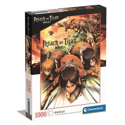 Clementoni Attack on Titan anime puzzle, 1000 db-os