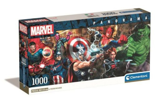 Clementoni: Marvel - Bosszúállók panoráma puzzle 1000 db-os