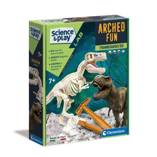 Világító T-Rex - Clementoni Archeofun