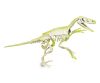 Világító Velociraptor - Clementoni Archeofun