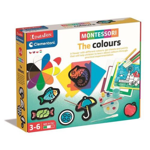 Clementoni Montessori: Fedezd fel a színeket készségfejlesztő játék