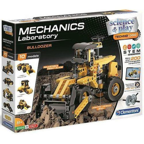 Mechanikus Labor bulldozer építőjáték – Clementoni