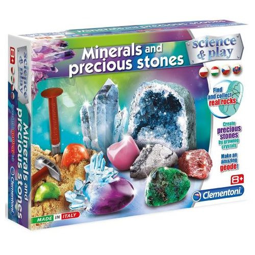 Ásványok és drágakövek szett - Clementoni Science & Play
