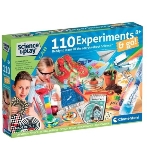 Clementoni: Science and Play - 110 kísérlet készlet